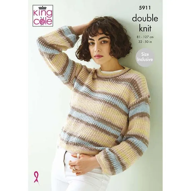 king-cole-5911-strickanleitung-top-pullover-beaches-dk image 1