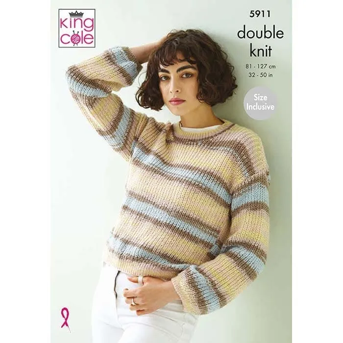 king-cole-5911-strickanleitung-top-pullover-beaches-dk image 1