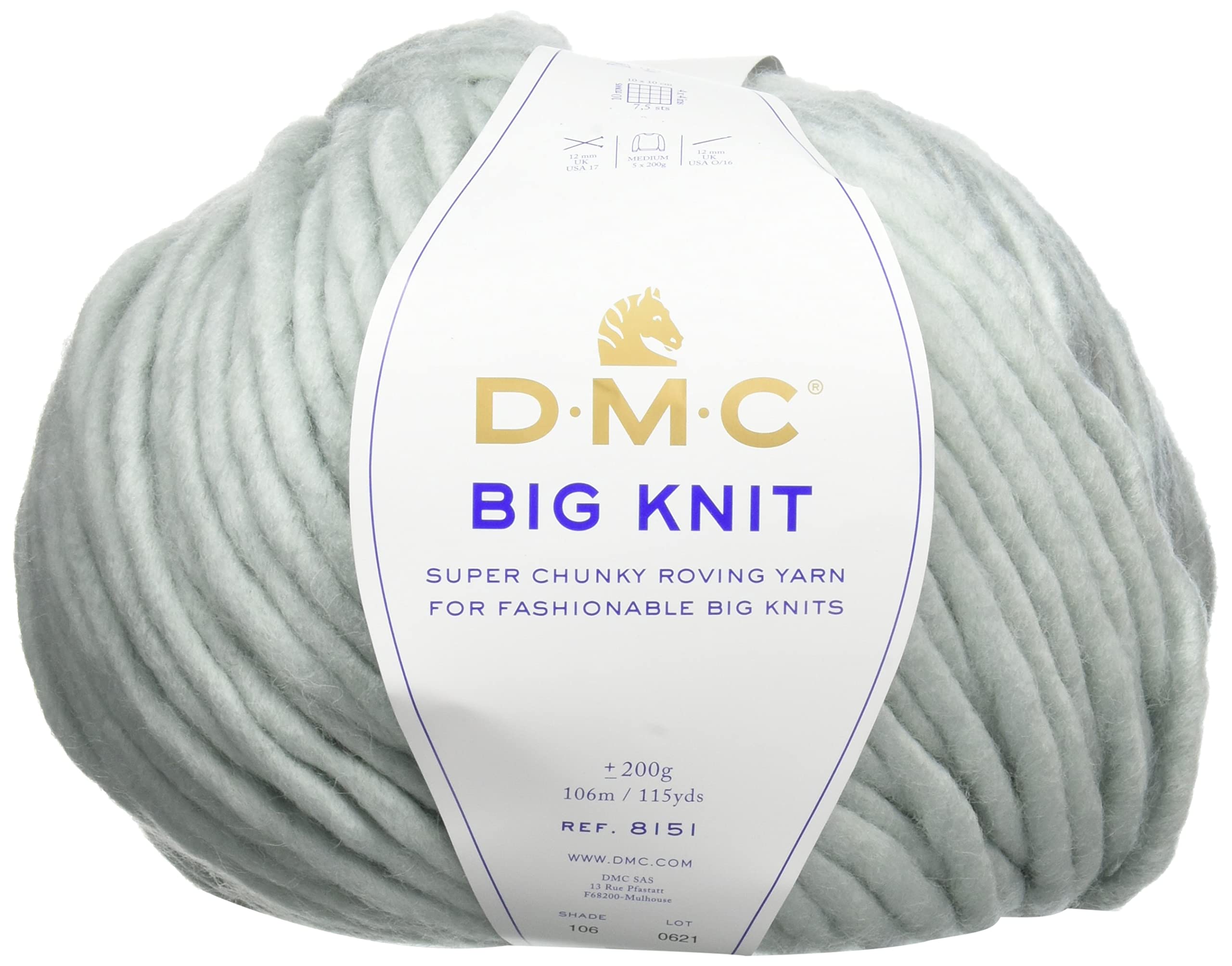 dmc-big-knit-strickgarn-200-g-farbe-106-meliert-dick image 1