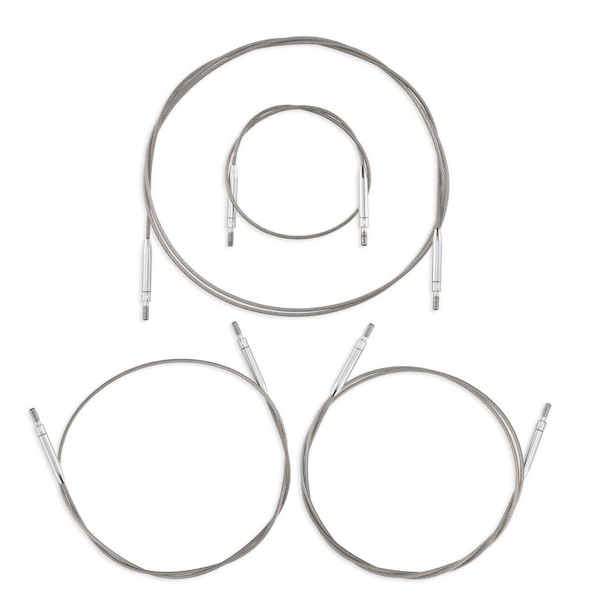 hobbii-swivel-seile-rundstricknadeln-seil-transparent-40-cm image 1