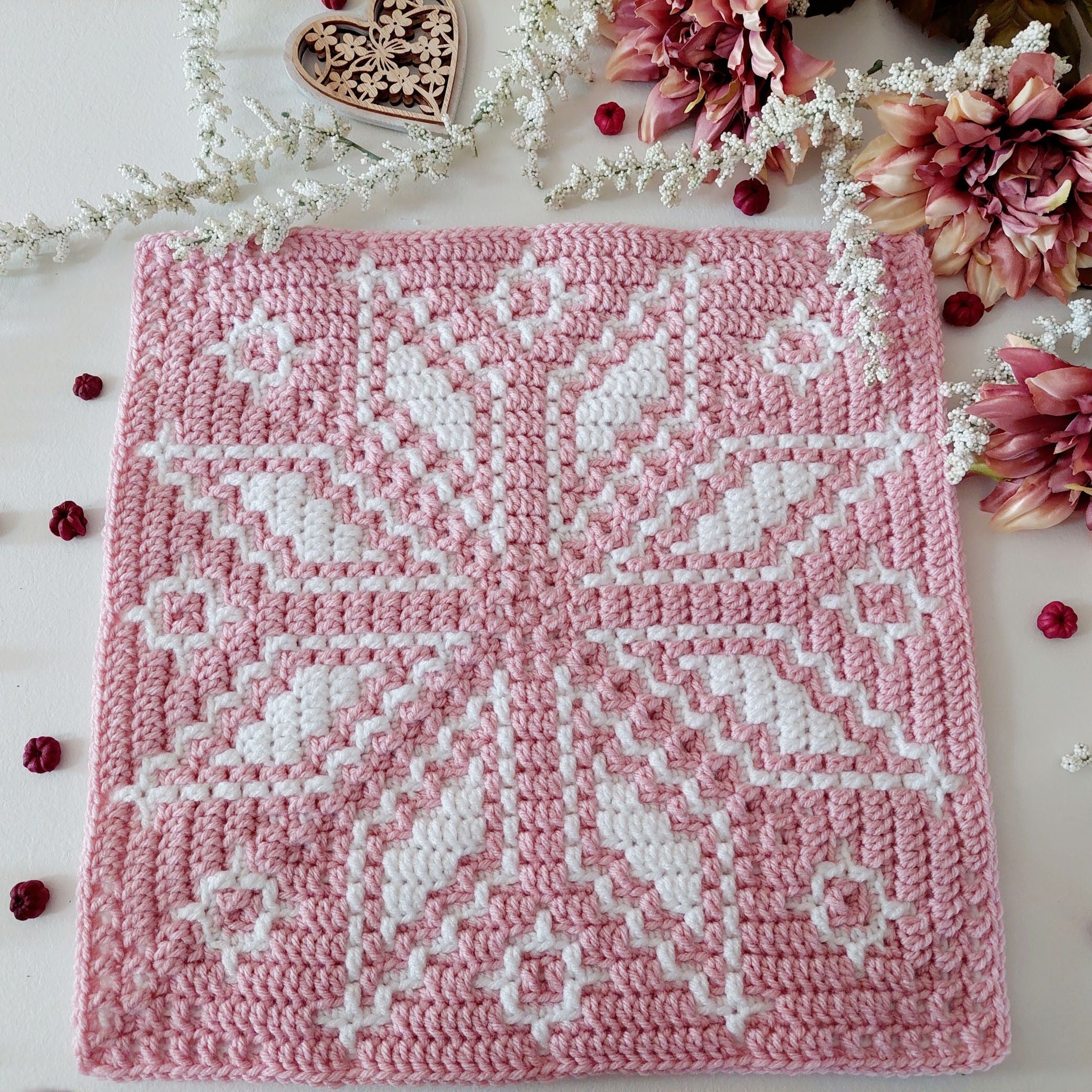 hobbii-glorious-bloom-quadrat-h-kelanleitung-37-5-cm-blumen image 4
