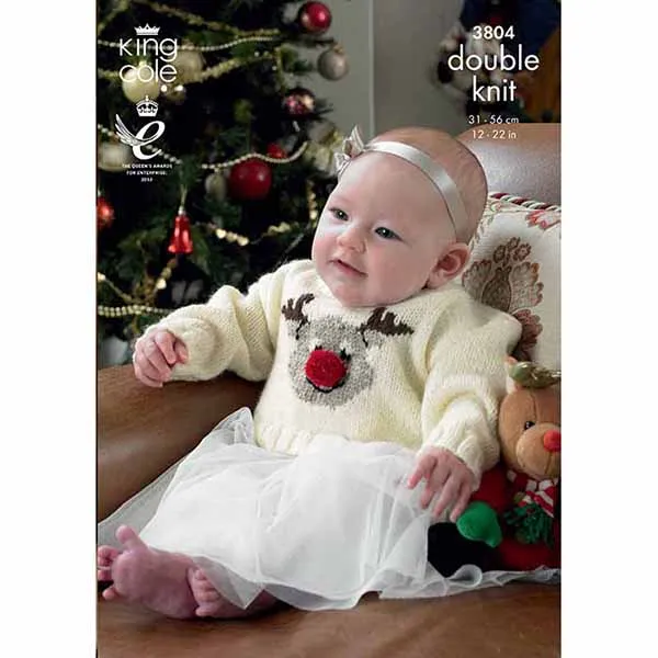 king-cole-3804-christmas-sweaters-strickanleitung-comfort-dk image 1