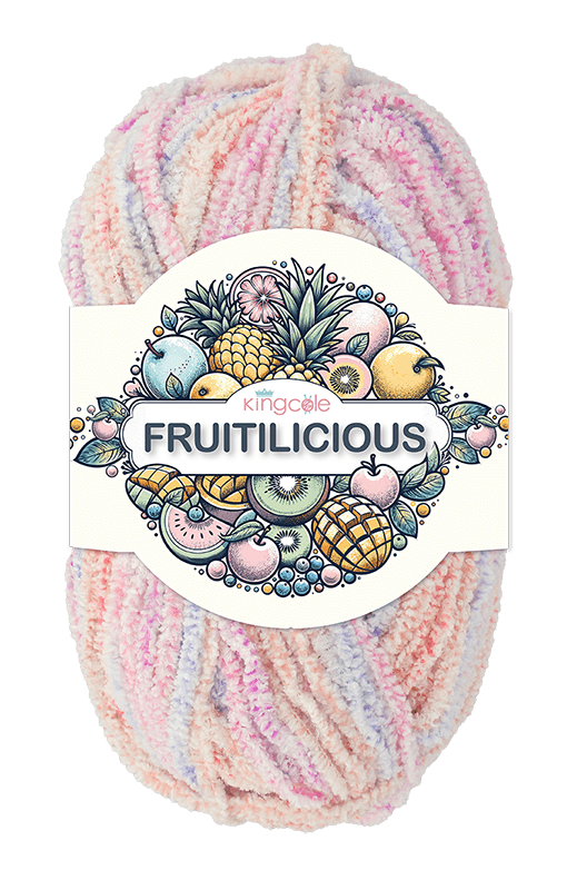 king-cole-fruitilicious-flauschgarn-pastell-mix-100-g image 1