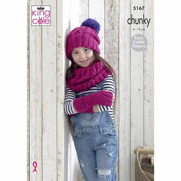 king-cole-5167-handschuhe-loops-m-tzen-chunky-anleitung image 1