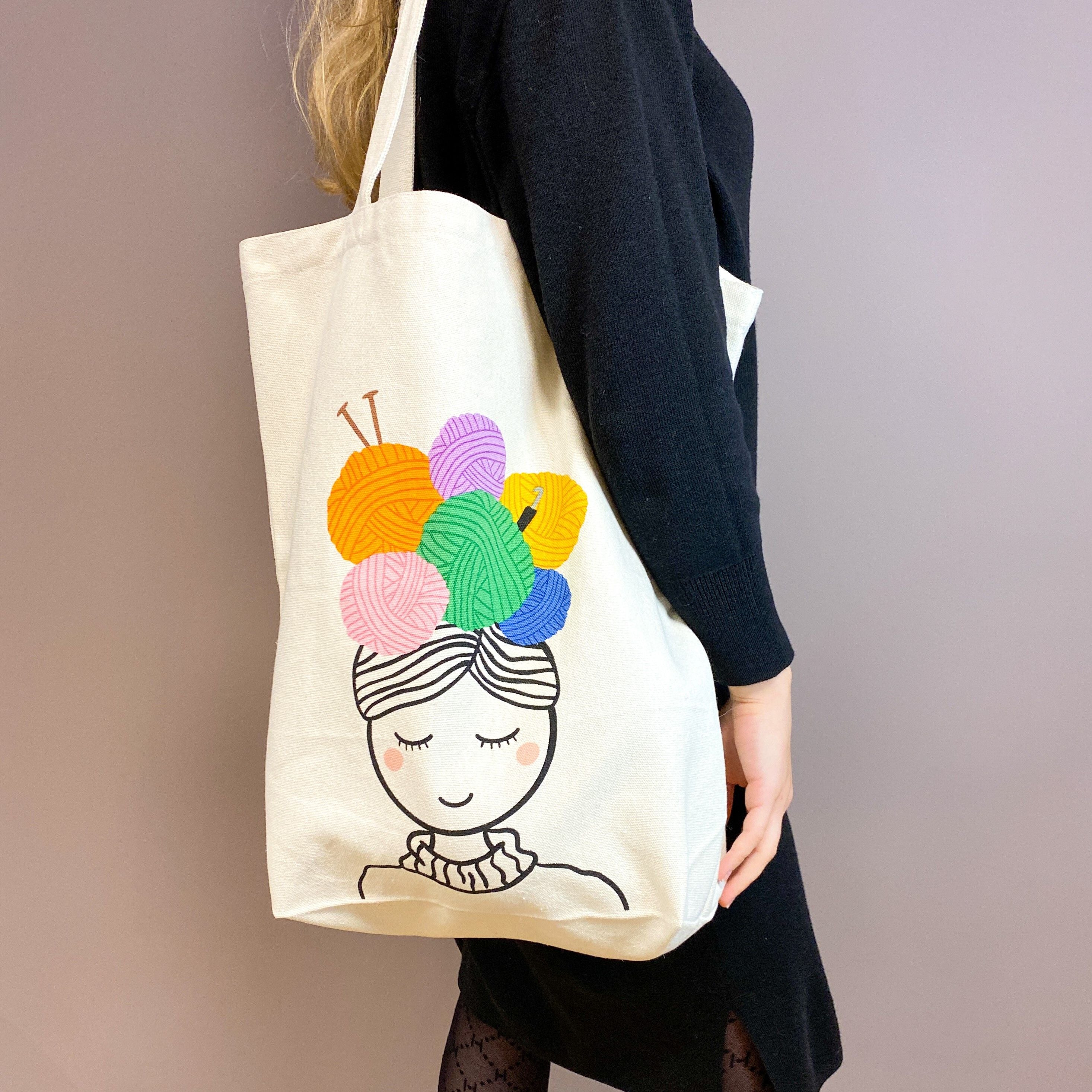 hobbii-zubeh-r-tasche-yarn-lady-projekttasche-baumwolle image 2
