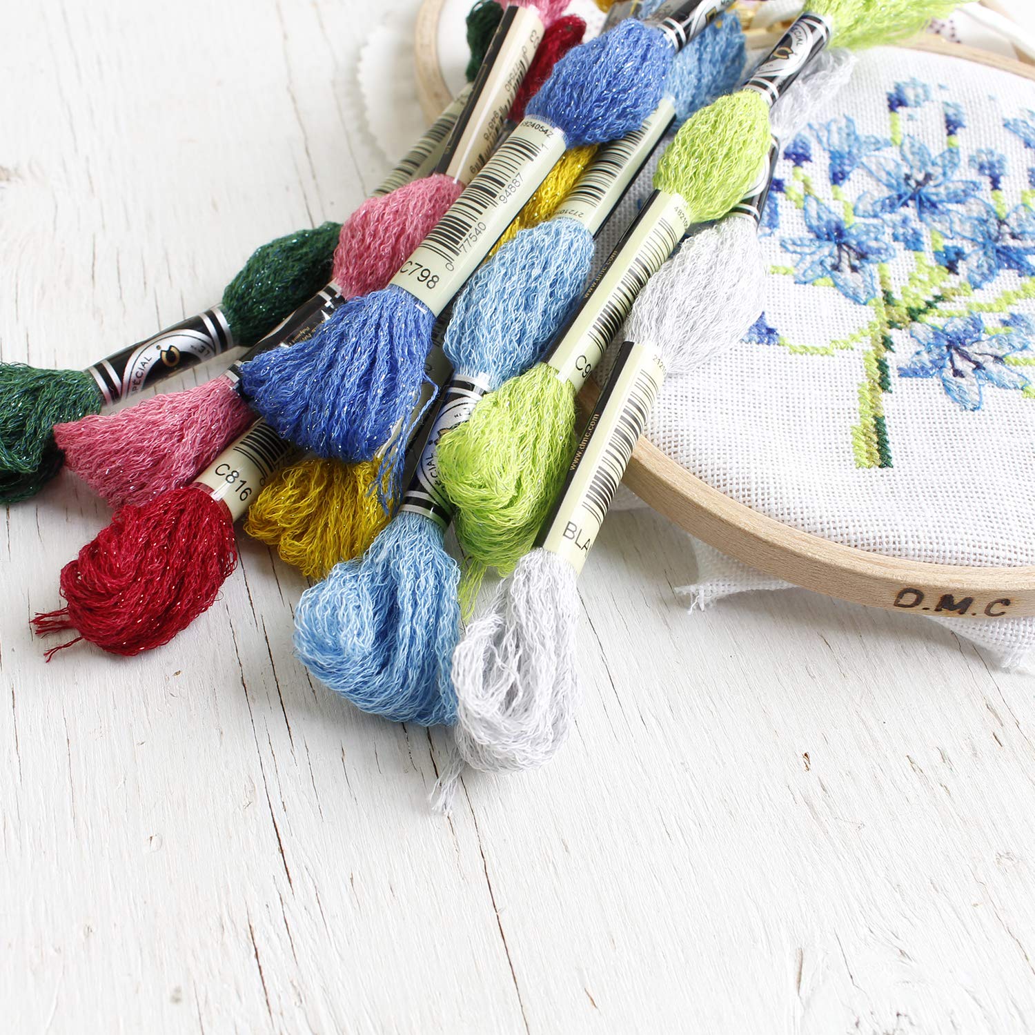 dmc-moulin-toile-stickgarn-sammeldose-35-farben-glitzer image 8