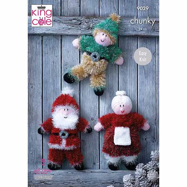 king-cole-9029-christmas-toys-strickanleitung-tinsel-chunky image 1