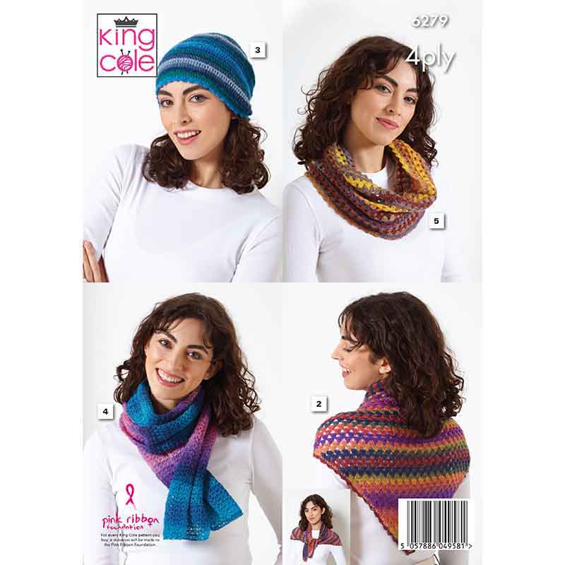 king-cole-6279-strickanleitung-accessoires-rebel-4ply-damen image 2