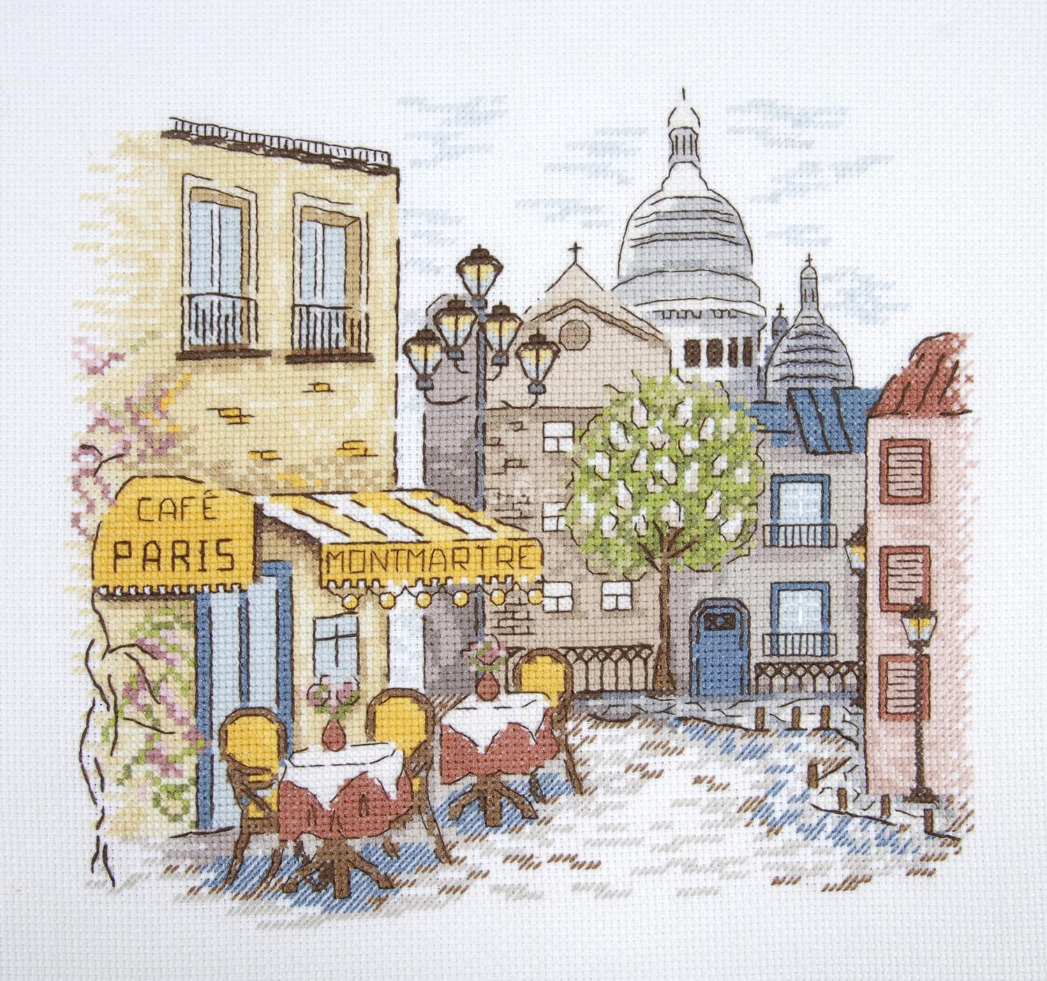 dmc-montmartre-kreuzstichset-sacr-coeur-23x21-cm image 2