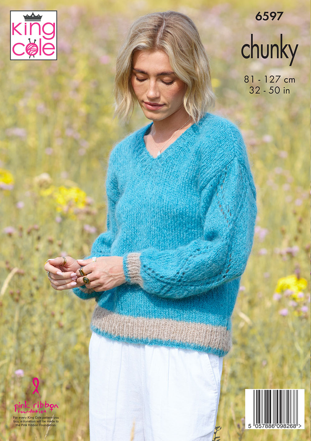 king-cole-patterns-6597-strickanleitung-pullover-cardigan-chunky image 2