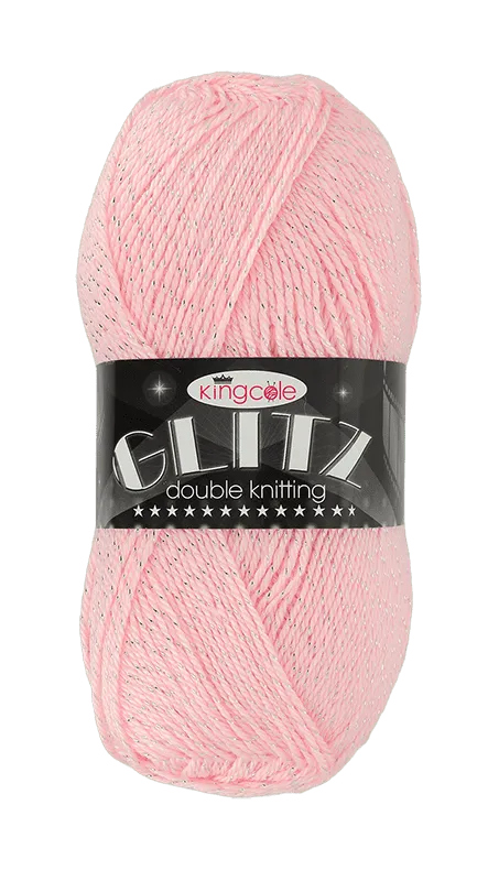 king-cole-glitz-dk-garn-glitzer-pastell-waschbar image 1
