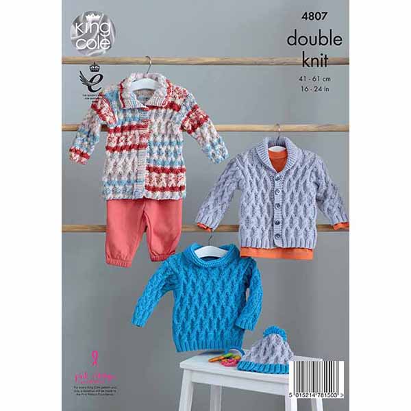 king-cole-patterns-strickanleitung-4807-jacke-cherish-dk image 2