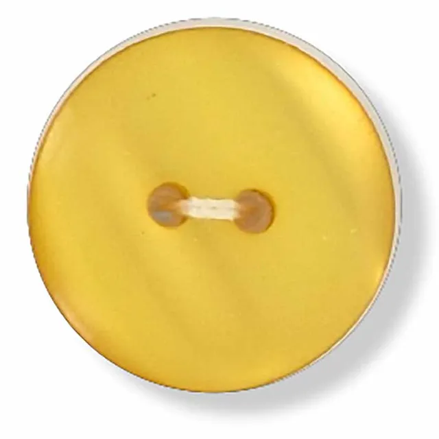 king-cole-haberdashery-round-plain-knopf-senf-30-ligne image 1