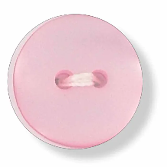 king-cole-haberdashery-round-plain-knopf-rosa-24-ligne image 1