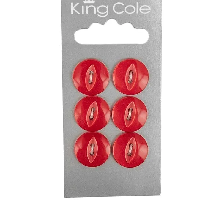 king-cole-haberdashery-fisheye-kn-pfe-rot-mittel image 1