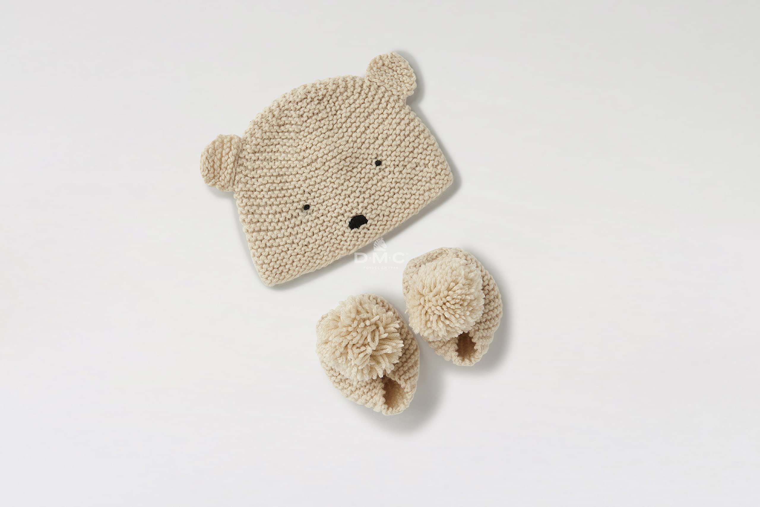 dmc-teddym-tze-booties-baby-strickset-mit-nadeln image 2