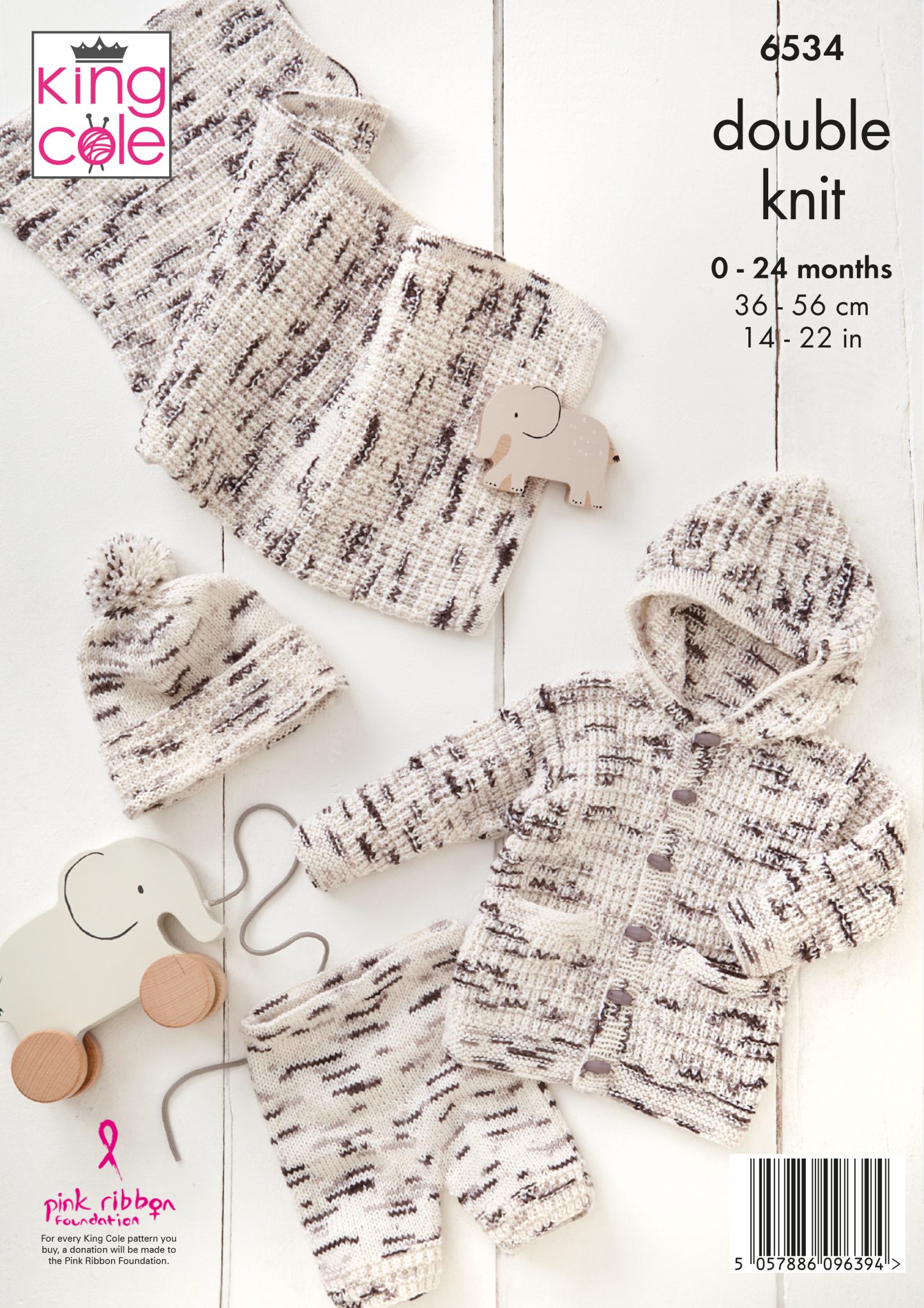 king-cole-6534-strickanleitung-baby-set-dot-dot-dash-dk image 2
