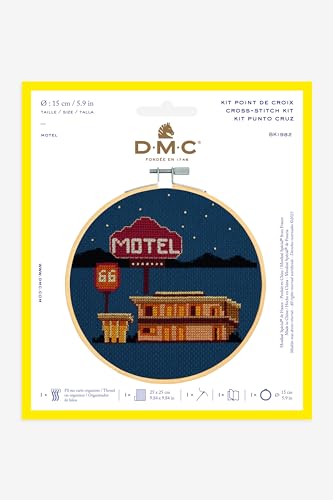 dmc-motel-kreuzstichset-aida-14ct-anf-nger-mit-rahmen image 4