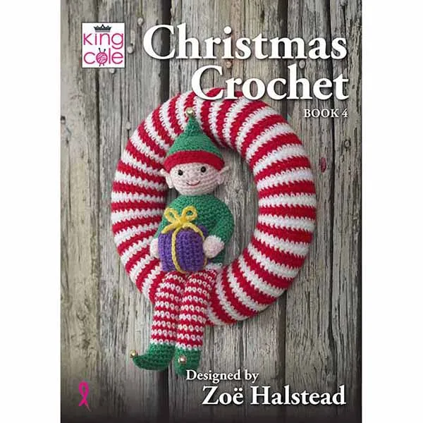 king-cole-patterns-christmas-crochet-book-4-h-kelheft-weihnachten image 1
