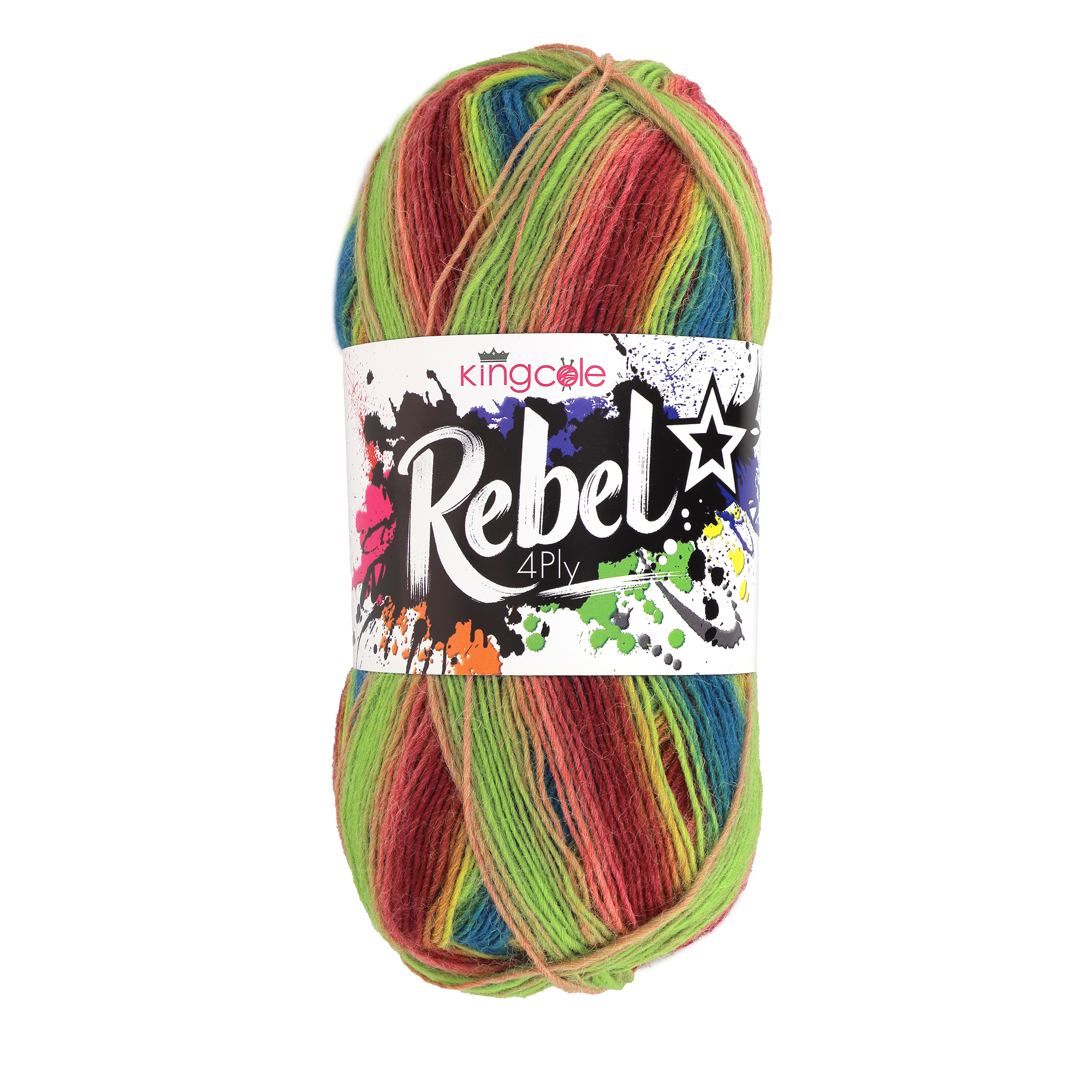 king-cole-rebel-4ply-sockenwolle-selbststreifend-wolle image 1