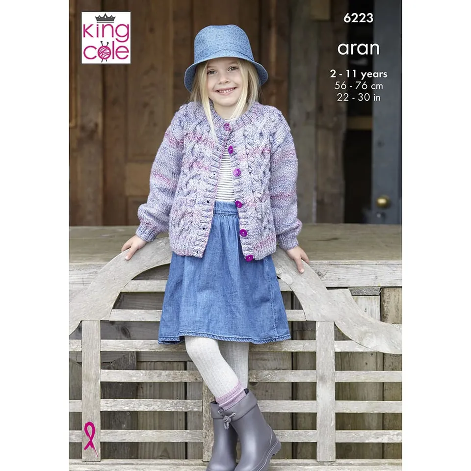 king-cole-6223-kinderjacken-anleitung-crescendo-aran image 1