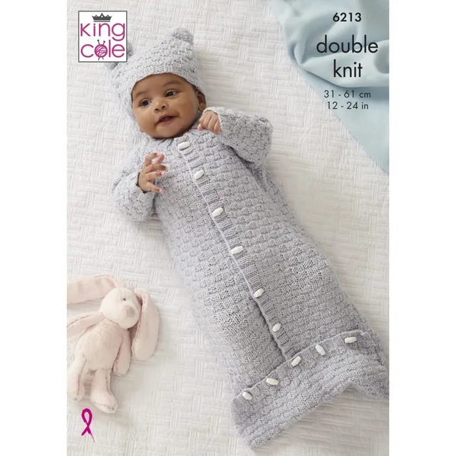 king-cole-patterns-6213-strickanleitung-baby-pullover-jacke-set image 1