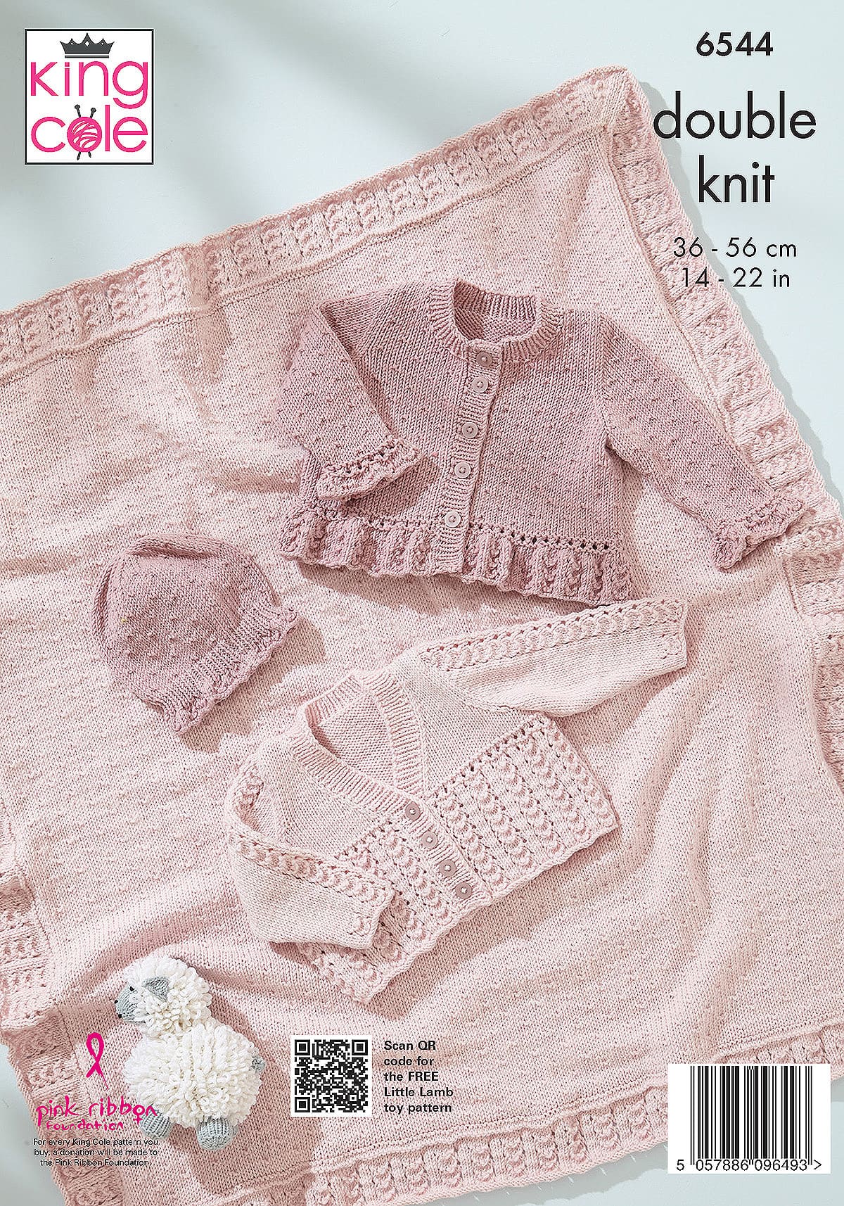 king-cole-patterns-6544-strickanleitung-baby-decke-m-tze-little-lamb image 2