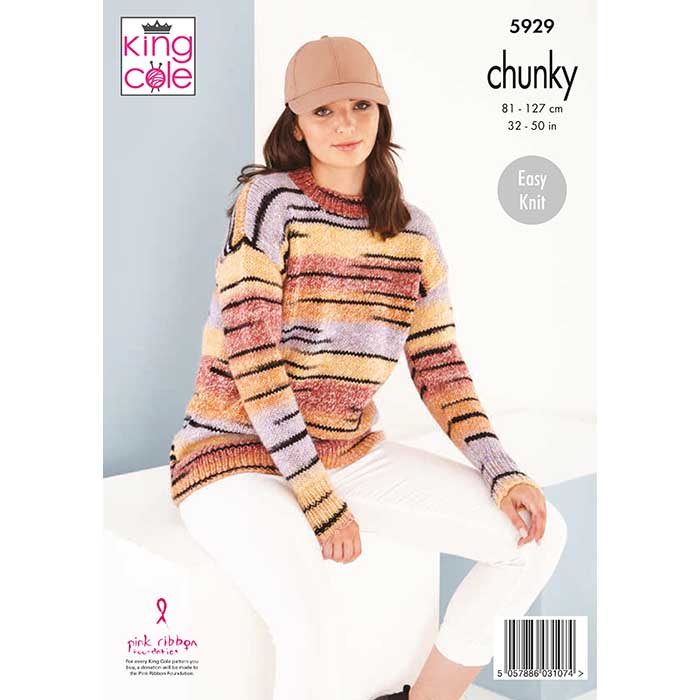 king-cole-5929-strickanleitung-pullover-chunky-safari image 2