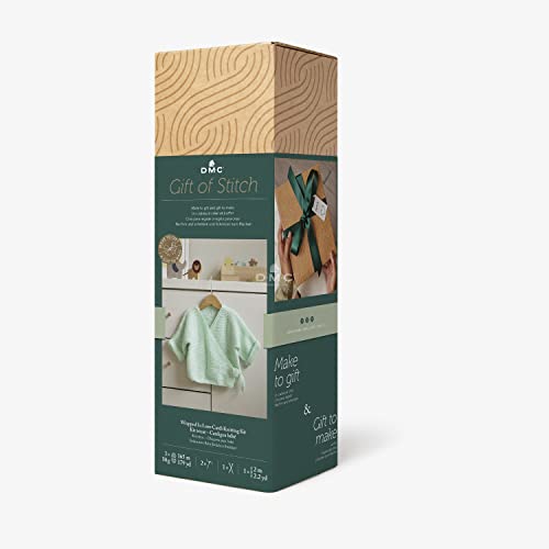 dmc-gift-of-stitch-strickset-baby-cardi-gr-n-0-6-monate image 6