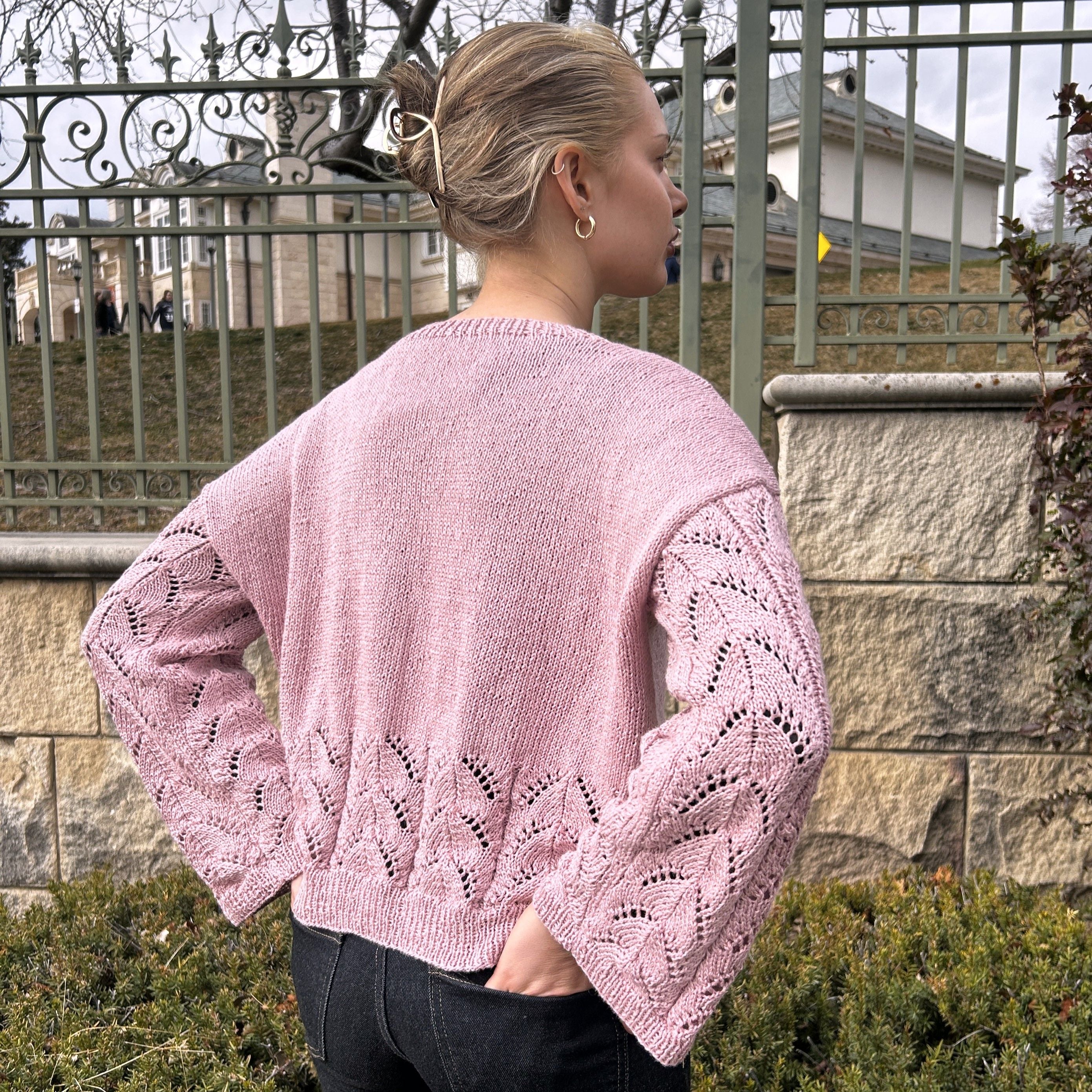 hobbii-sissela-pullover-strickanleitung-xs-xxxl-lochmuster image 3