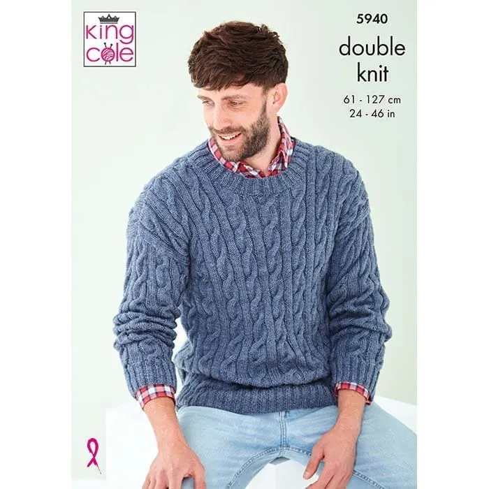 king-cole-5940-pullover-strickanleitung-pricewise-dk image 1
