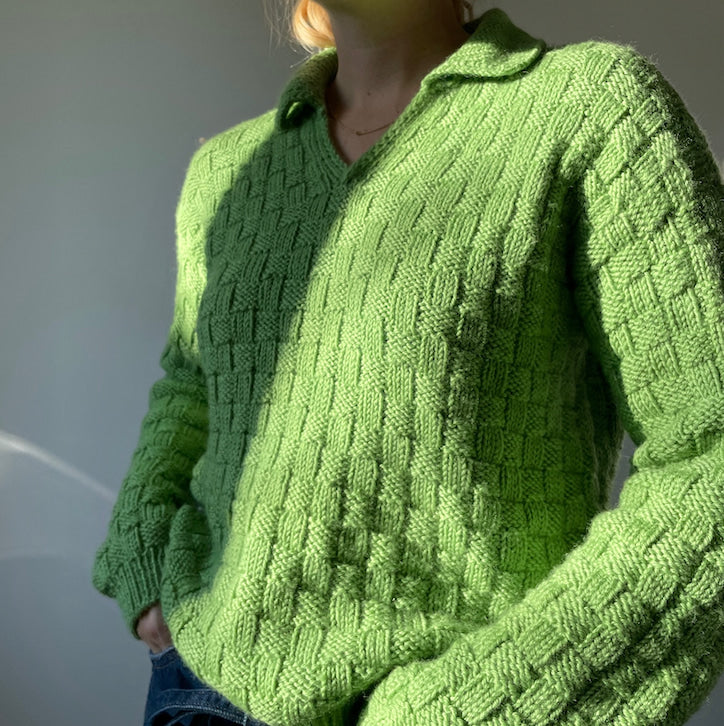 hobbii-anleitungen-easy-square-polo-sweater-strickanleitung-xs-4xl image 1