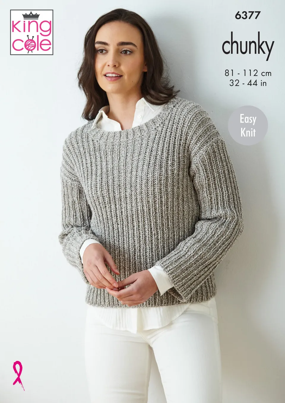king-cole-6377-pullover-weste-strickanleitung-simply-denim image 1
