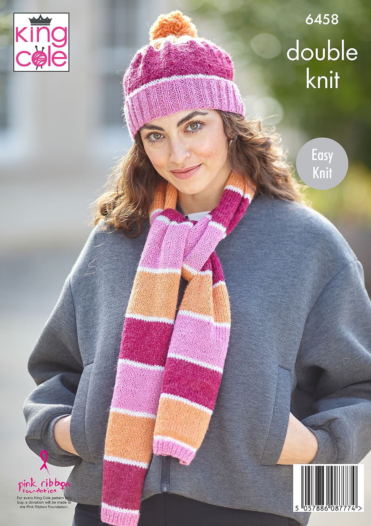king-cole-6458-strickanleitung-schal-m-tze-eternity-dk image 2