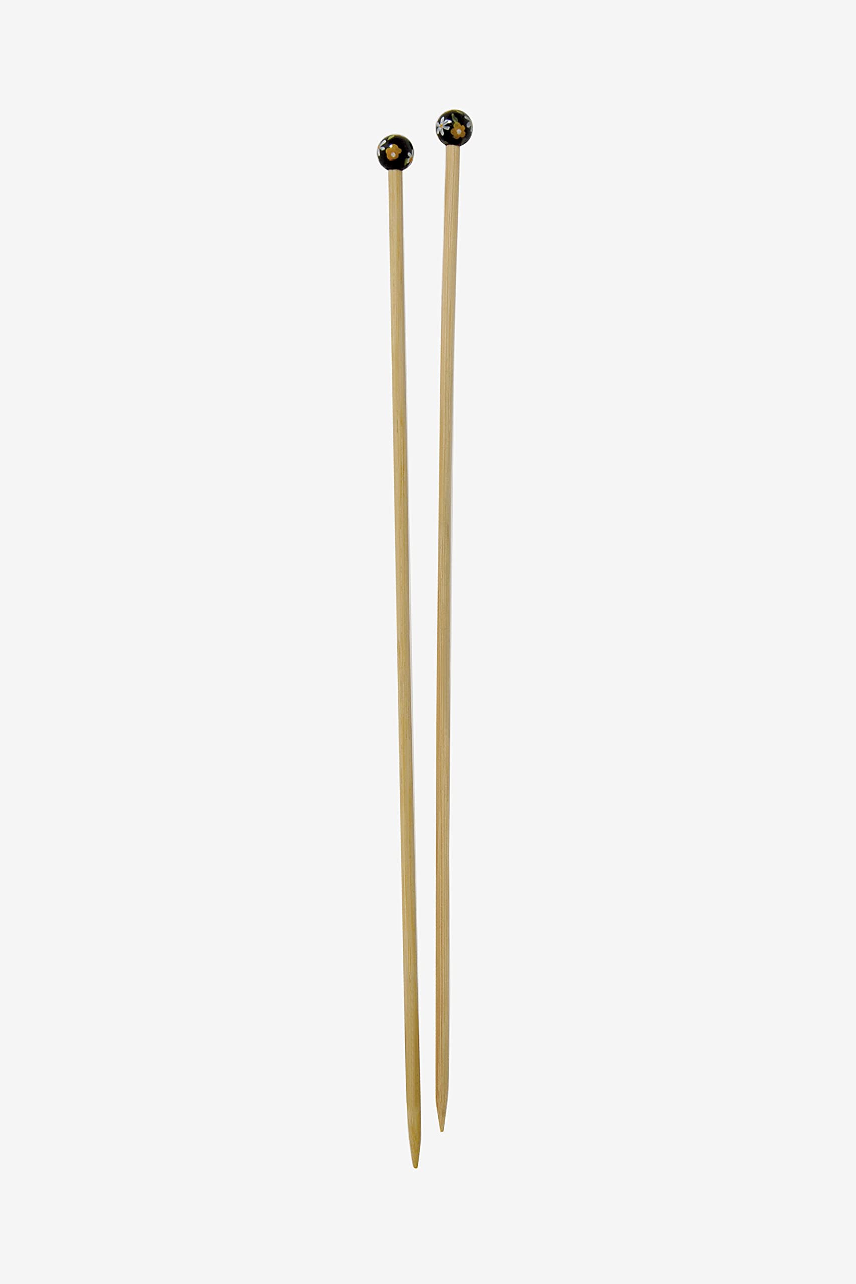 dmc-stricknadeln-bambus-5-5-40-cm-schwarz-jackennadeln image 1