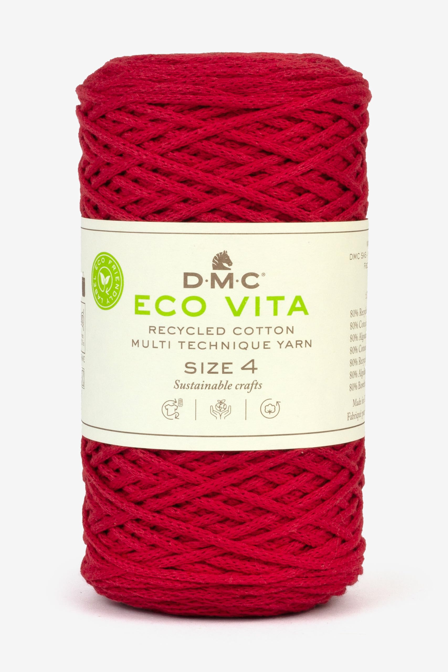 dmc-eco-vita-4-textilgarn-gelb-250-g-200-m-recycelt image 5