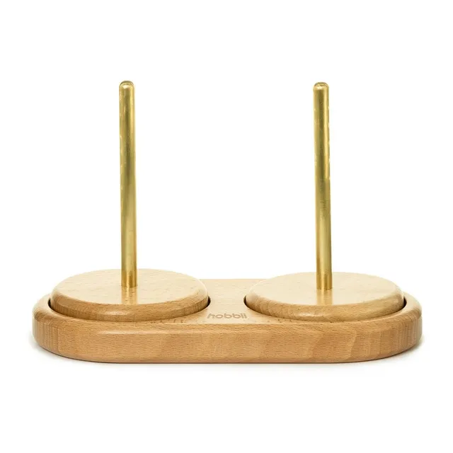 hobbii-duo-wollabwickler-holz-garnst-nder-f-r-2-kn-uel image 1
