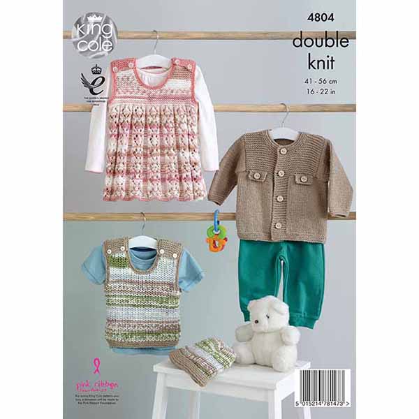 king-cole-4804-strickanleitung-jacke-kleid-top-cherish-dk image 2