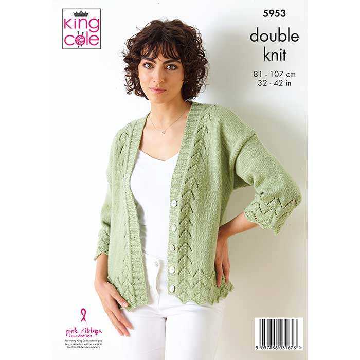 king-cole-patterns-5953-strickanleitung-sweater-cardigan-merino image 2