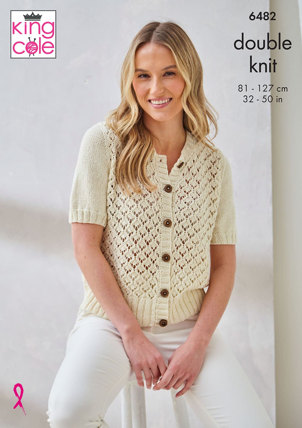 king-cole-6482-cardigan-pullover-strickanleitung-linendale-dk image 1