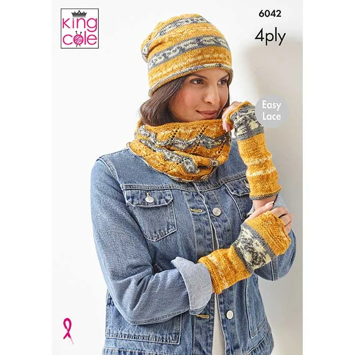 king-cole-patterns-6042-strickanleitung-accessoires-norse-4-ply image 1