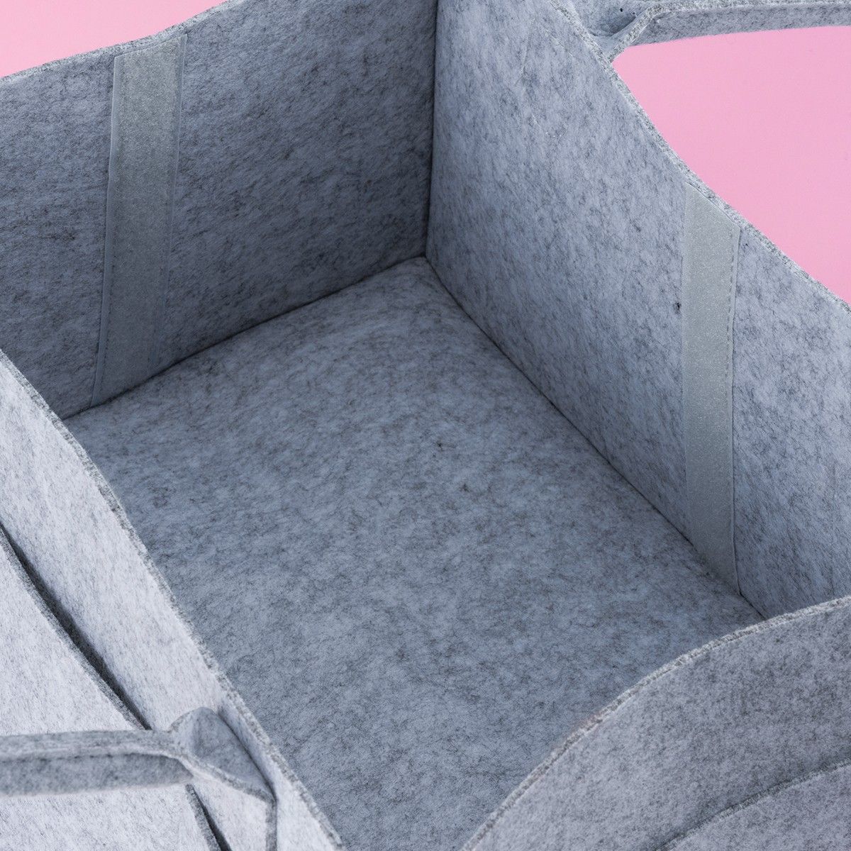 hobbii-filzkorb-aufbewahrungskorb-filz-grau-3-f-cher-garnkorb image 7