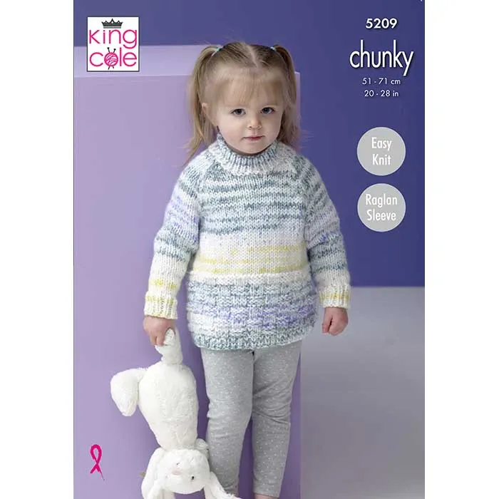 king-cole-5209-pullover-strickanleitung-comfort-cheeky-chunky image 1