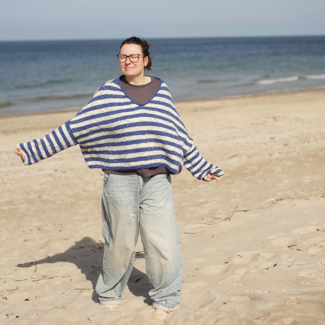 hobbii-anleitungen-marine-strickanleitung-pullover-xs-oversize image 6