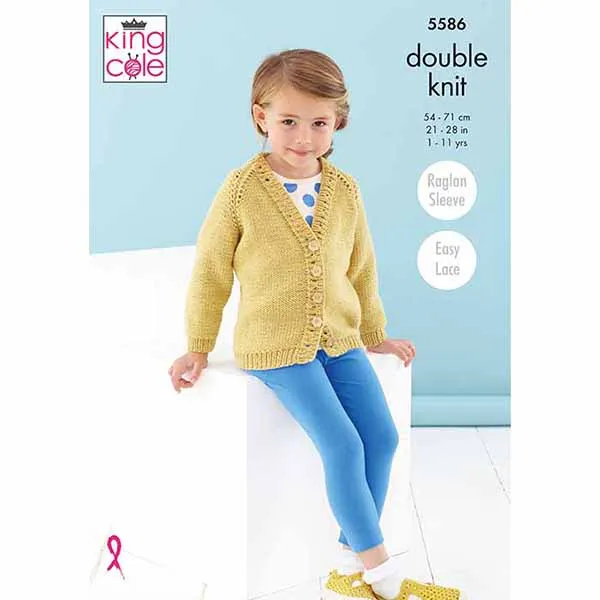 king-cole-5586-cardigans-m-tze-strickanleitung-cherished-dk image 1
