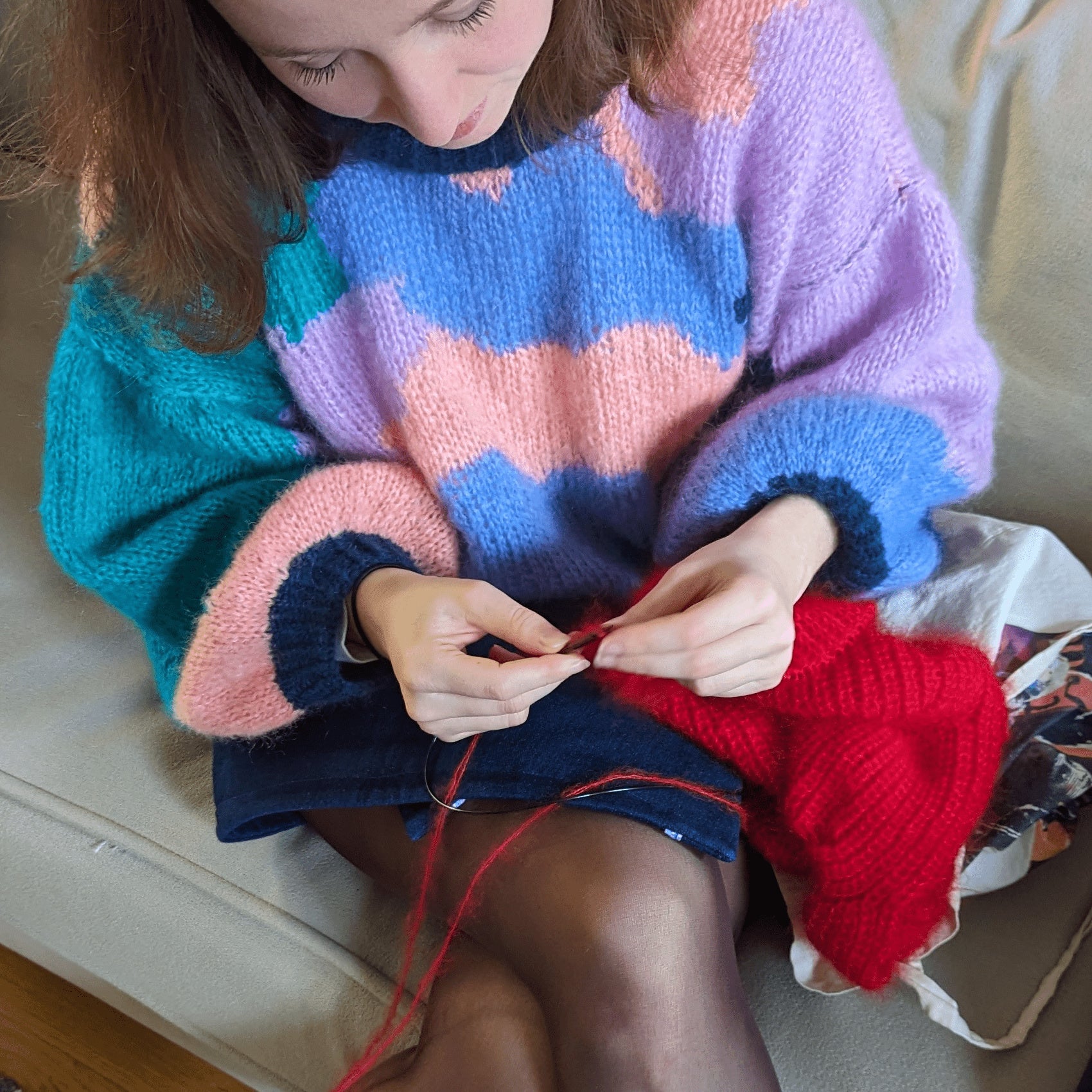 hobbii-anleitungen-splashie-pullover-strickanleitung-xs-xxl image 6