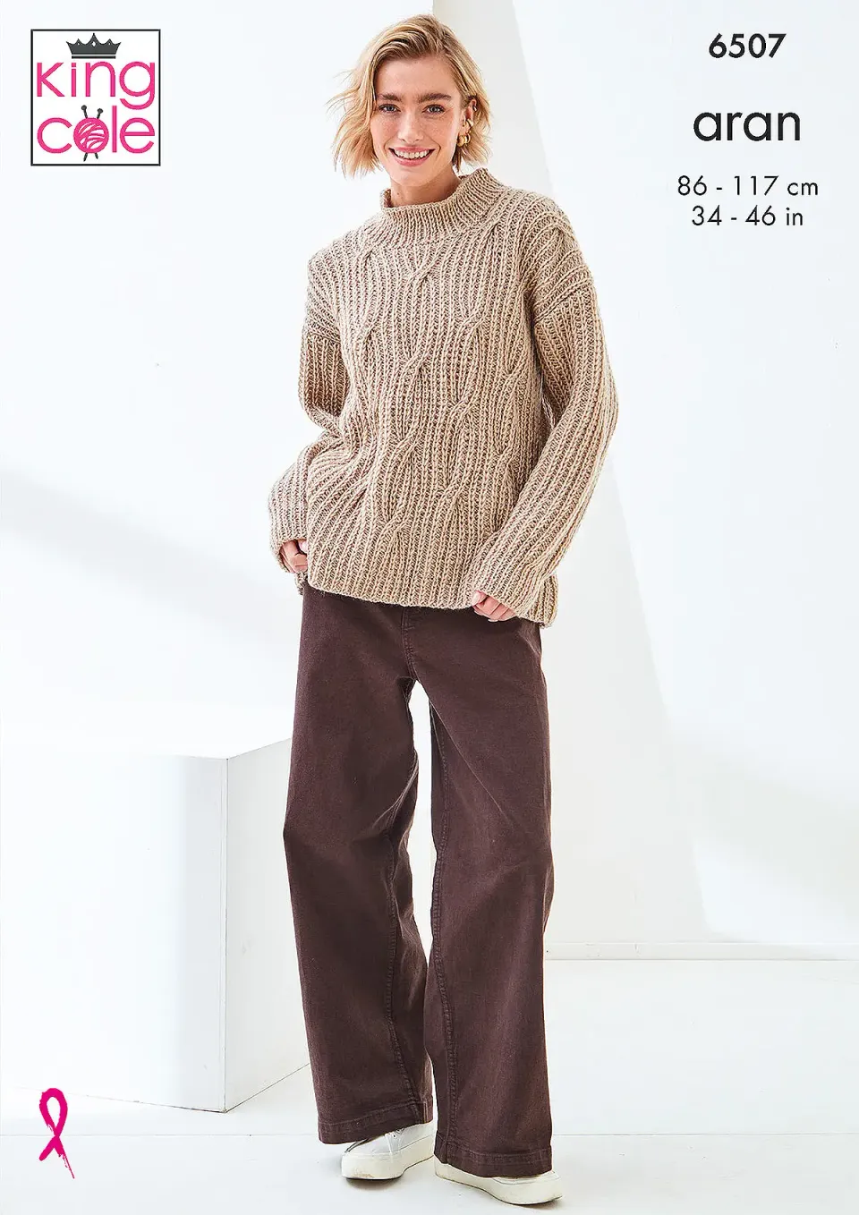 king-cole-patterns-6507-strickanleitung-pullover-und-weste-aran image 1
