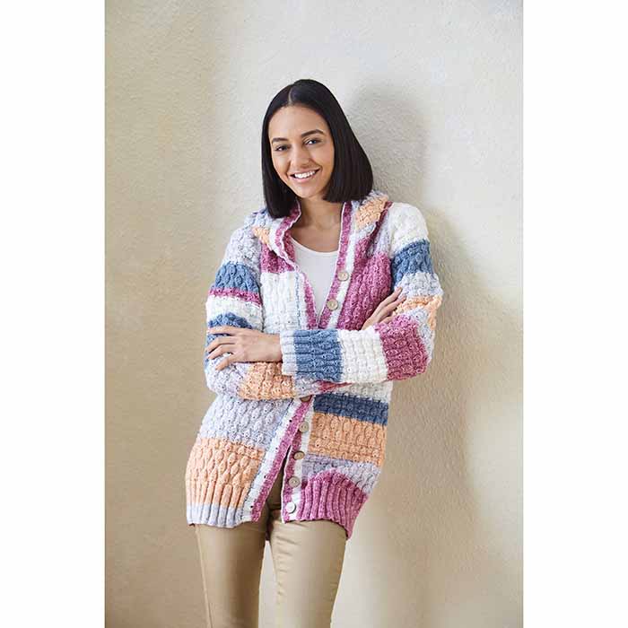 king-cole-6009-strickanleitung-hoodie-pullover image 2