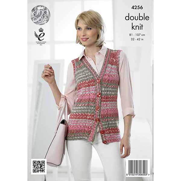 king-cole-patterns-4256-strickanleitung-jacke-drifter-dk image 2