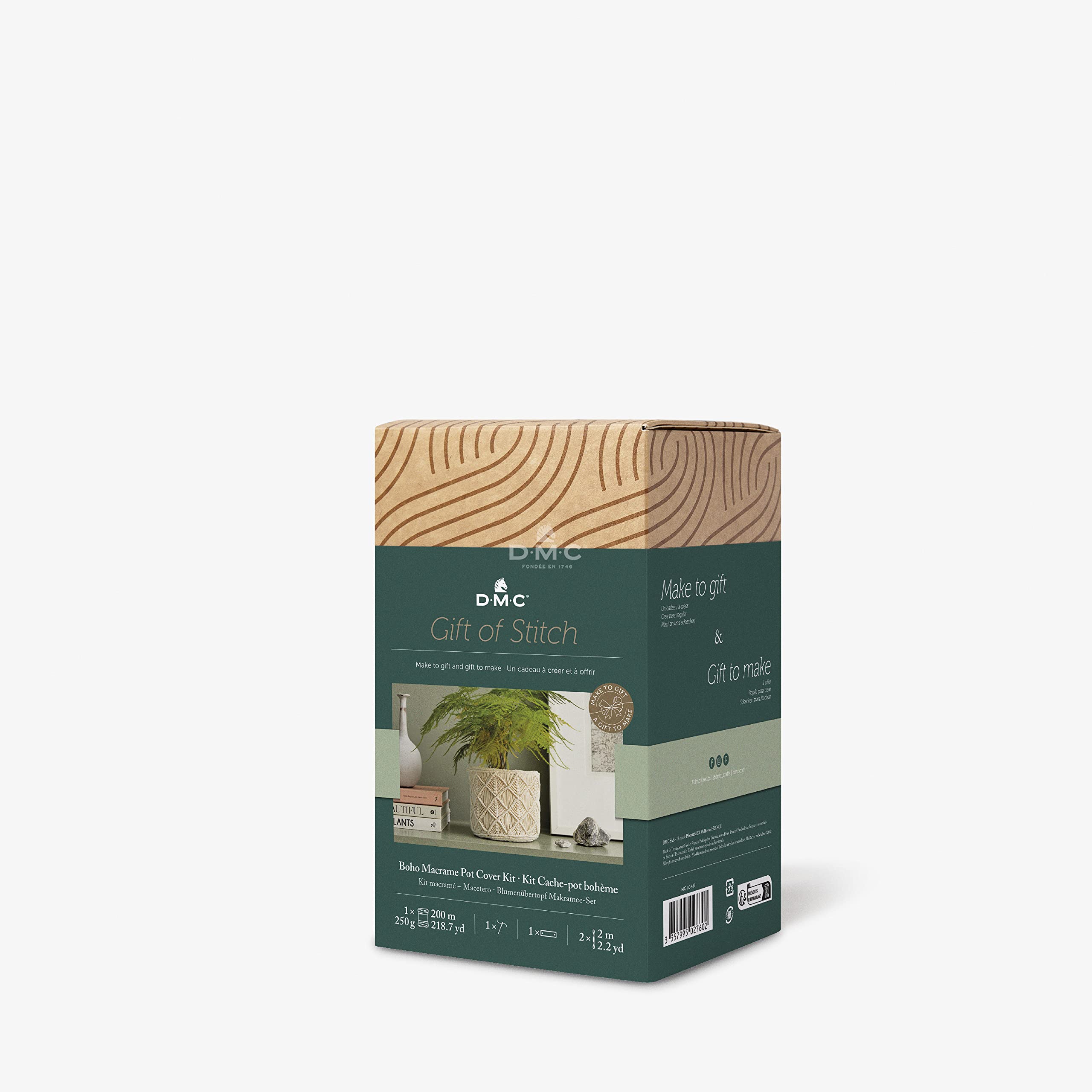 dmc-boho-topf-abdeckung-makramee-set-nova-vita-baumwolle image 1